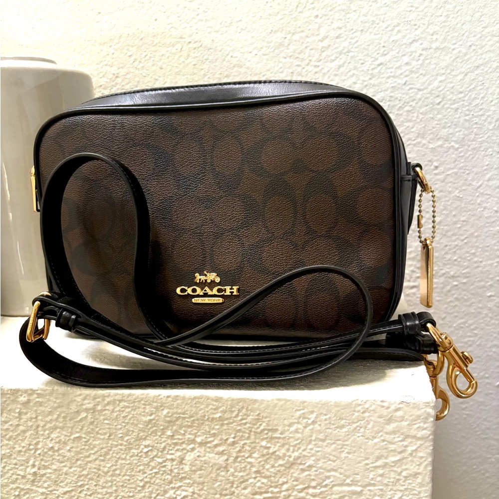 Coach Jes Crossbody bag in signature canvas Women’s Crossbody Designer Bag